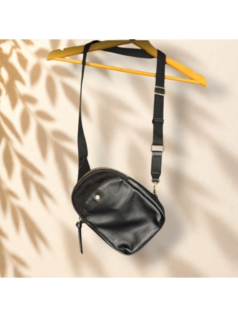 RFID Blocking Sling Bag Anti Theft Crossbody Bags Women Black Anti Theft